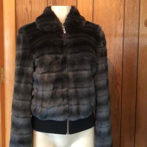 EUC Juicy Couture Faux Fur Jacket